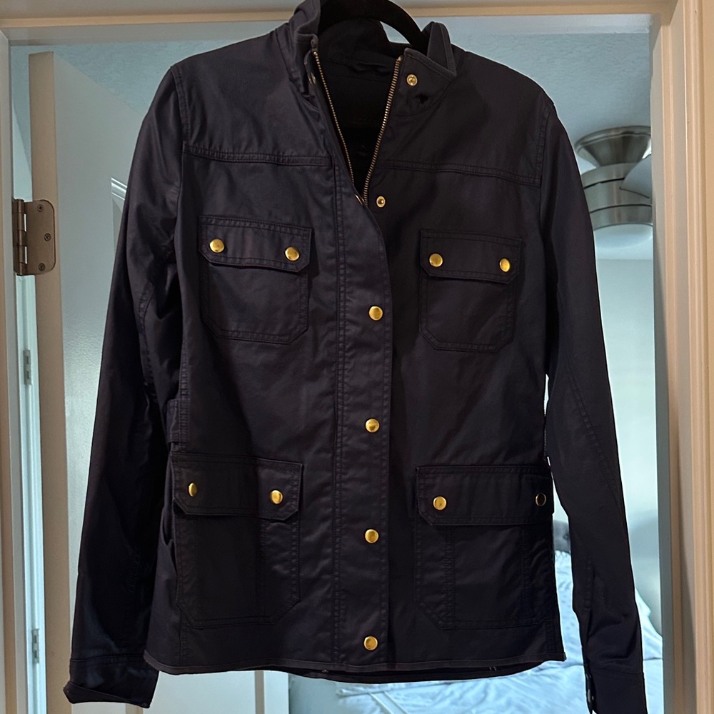JCREW Navy Jacket with Gold Buttons